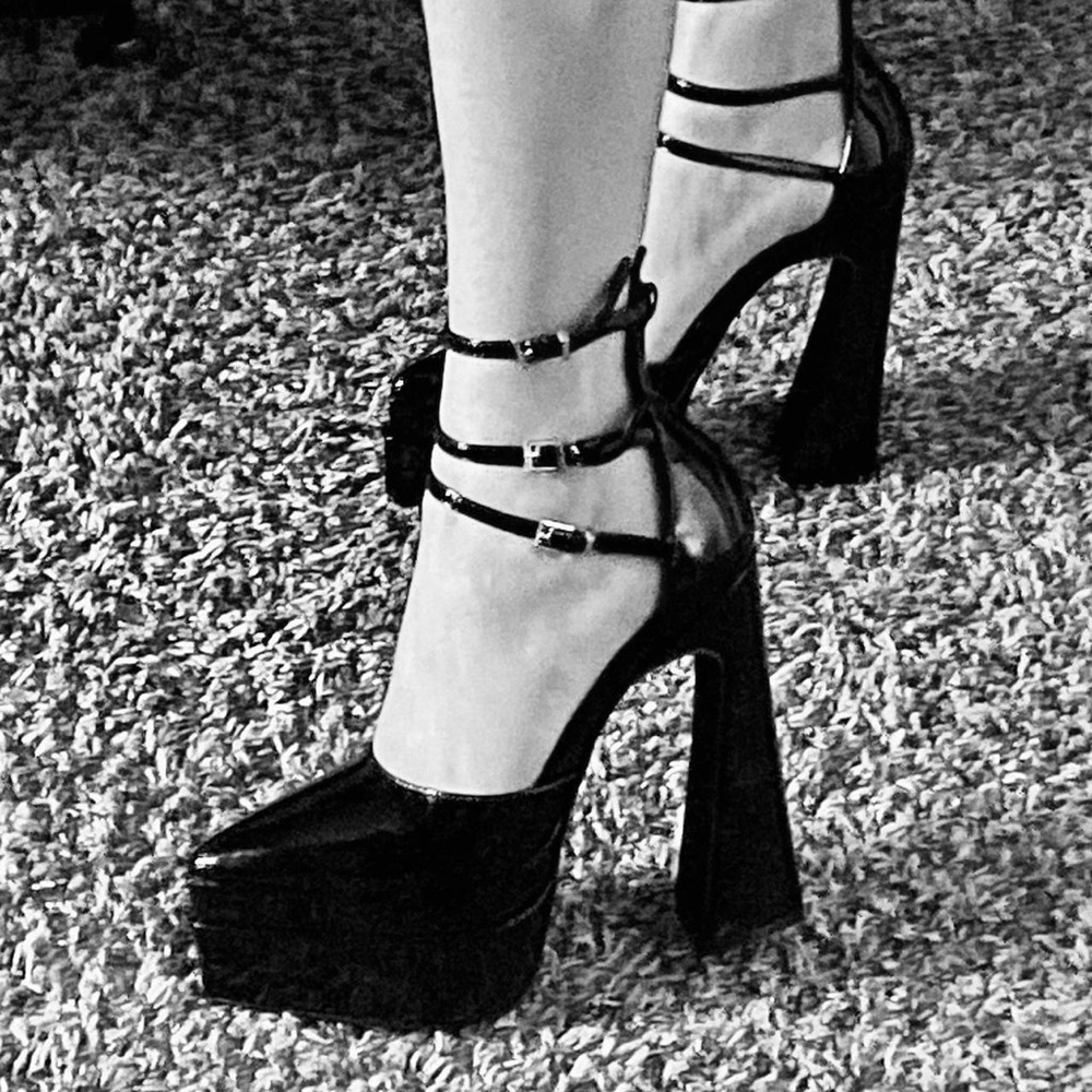 Jenna Ortega inspired versace heels